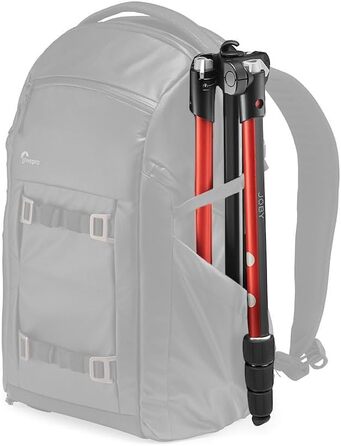 Штатив-трипод JOBY RangePod червоний алюмінієвий для смартфона та камер (DSLR, CSC, бездзеркальних) з кулястою головкою, затискачем та сумкою для влогерів, TikTok та YouTube