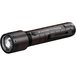 Ліхтарик Ledlenser P7R Signature LED з червоним світлом, акумуляторний, водонепроникний IP68, 2000 люмен, фокусування, дальність 330 м, з чохлом та зарядною станцією