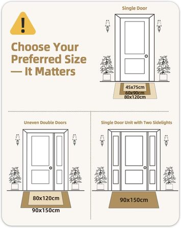 Килимок для дому COLOR&GEOMETRY 60x90 см з неслизьким покриттям TPE, сірий. Можливість прання.