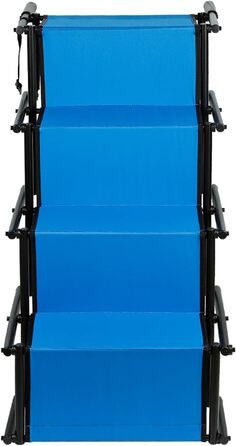 Рампа для собак Homewell - складана, до 70 кг, регульована - для маленьких, середніх та великих собак, легка у зберіганні (блакитна)