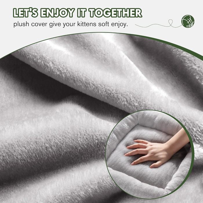 Котячий будиночок MUTICOR - великий когтетоп з будиночком, 206 см, сірий