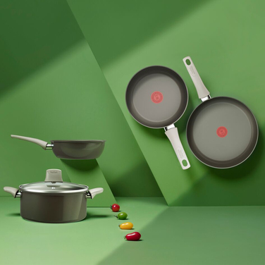Набір сковорідок Tefal Renew On, 3 предмети (20/24/28 см), C4279132