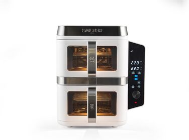 Фритюрниця Salter VertiCook View з вертикальною подвійною шухлядою, 9л, 12 функцій, без PFAS