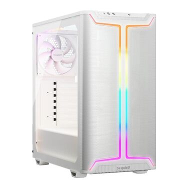 be quiet! Pure Base 501 DX White - корпус ПК з 3 вентиляторами Pure Wings 3 140mm PWM, високий статичний тиск, ARGB-підсвітка