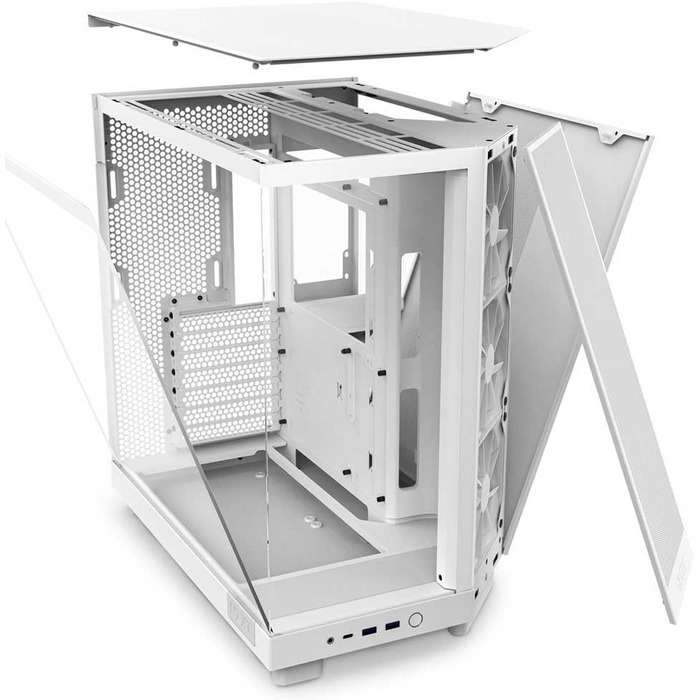 Комп'ютерний корпус NZXT H6 Flow білий