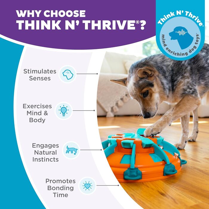 Іграшка-головоломка для собак Outward Hound Nina Ottosson Tower of Treats Level 4, Оранжева