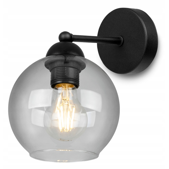 Настінний світильник Kinkiet Light Home, чорний з жовтим, E27 60 Вт