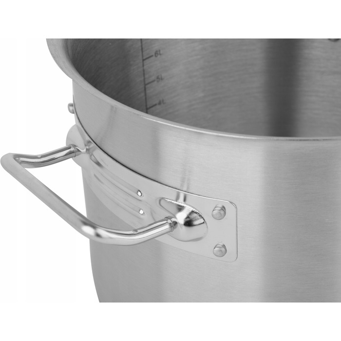 Висока каструля з кришкою 12л 25x25 YATO YG-00012