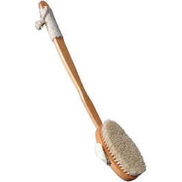 Bath and body brushes, shower brush with long handle, horsehair bath brushes for women, back scrubbers for the shower for men, bathroom accessories