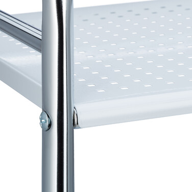 Relaxdays Serving Trolley Metal with 3 Shelves