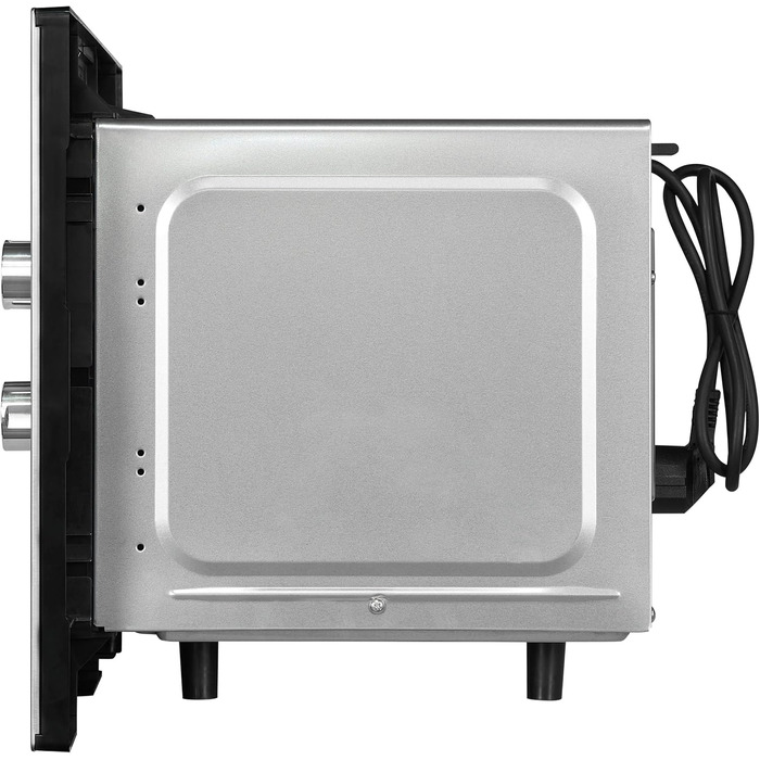 Вбудована мікрохвильова піч Exquisit EMW20-DG-020 | 800 Вт, гриль 1000 Вт, 8 програм, діаметр підноса 27 см, нержавіюча сталь