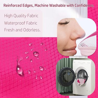 Набір органайзерів для валізи AiQInu, 5 шт. з компресією, для подорожей, рожевий