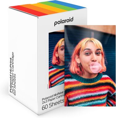 Polaroid Hi-Print 2-ге покоління: Bluetooth-принтер для фотографій 2x3 дюймів (білий)