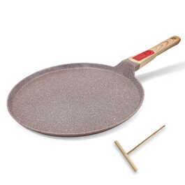 Сковорода для млинців з антипригарним керамічним покриттям Braun 30 см, зі знімною ручкою