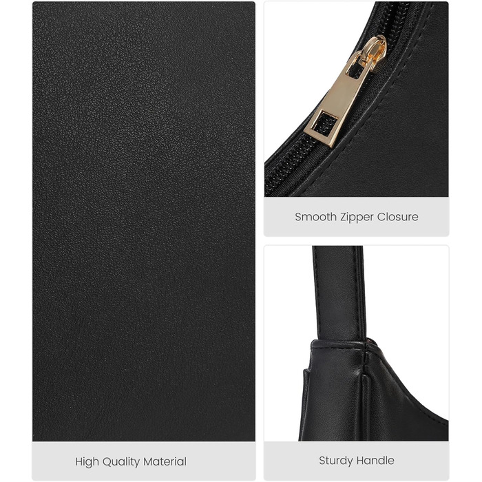 Сумка жіноча LOVEVOOK міні клатч через плече чорна - стильна сумка-месенджер для побачень, вечірок та покупок