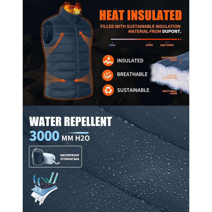 Жіноча степкова жилетка Pioneer Camp - тепла зимова жилетка без рукавів з блискавкою та кишенями, чорна, розмір S