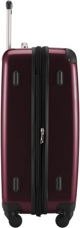 Чемодан ручної поклажі Alex від Hauptstadtkoffer, 38x23 см, 42 л, з 4 колесами, жорсткий, розширюваний, Бордовий (65)