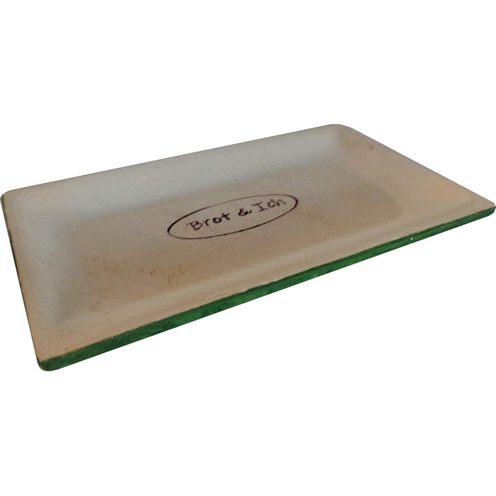 Bread loaf pan ceramic, bread baking mold for 500g bread and up to 750g bread, made with clay from Germany, produced in Bavaria. Bread recipes online, bread baking mold.