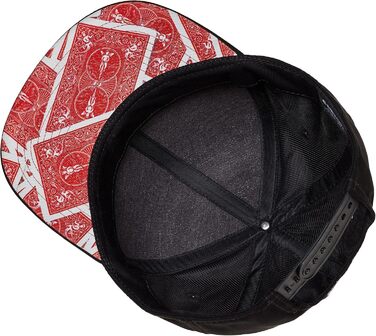 Кепка Snapback Cadency® Poker, чорна, унісекс, регульована, для чоловіків та жінок