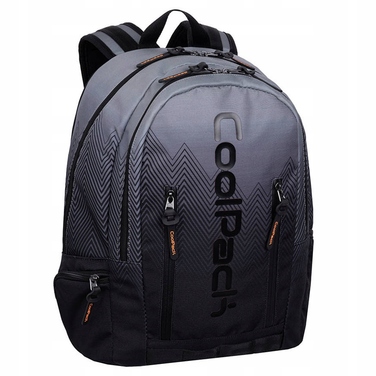 Шкільний рюкзак CoolPack багатокомパートментний, чорний, 27 л, з відділенням для ноутбука