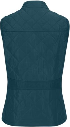 Жіноча тепла жилетка з пуховим наповнювачем, вітро- та водовідштовхуюча, для активного відпочинку, з кишенями, темно-синій, розмір L