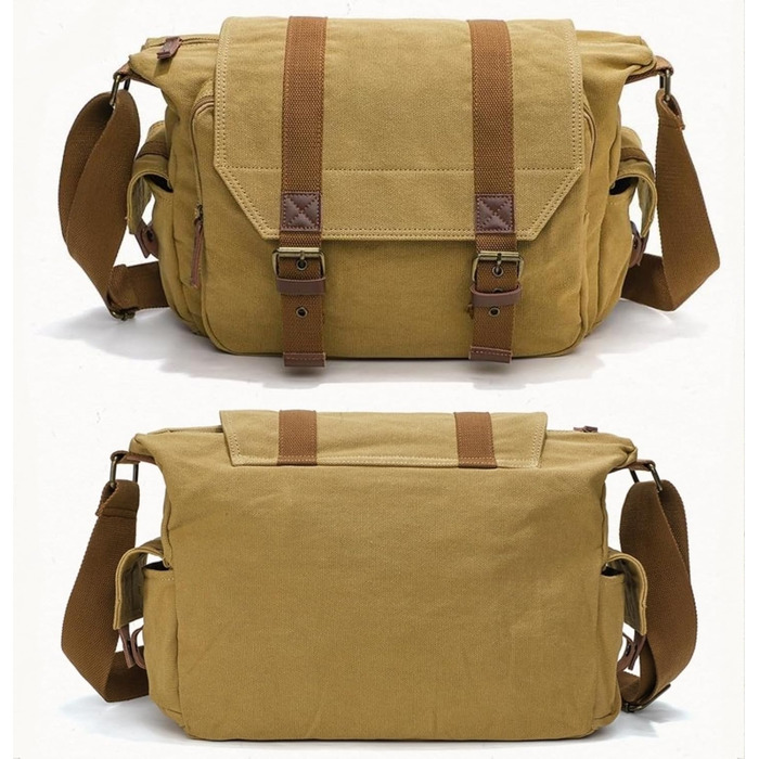 Сумка для фотоапарата DSLR Canvas Messenger BG507 (Хакі) 34x13x27 см
