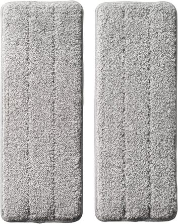 Набір для миття підлоги Formosa 2 з відром з двома камерами | Плоский моп 360° з поворотним з'єднанням | Мікрофібровий набір для миття підлоги (2 шт.) | Функція віджиму без рук | Набір для миття підлоги з відром та 2 змінними насадками