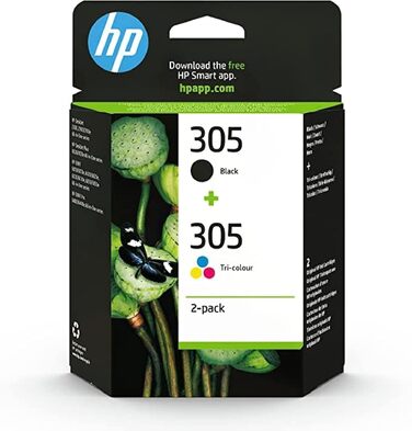 Комплект картриджів HP 305 (чорний та триколірний) 3YM61AE, 3YM60AE для принтерів HP
