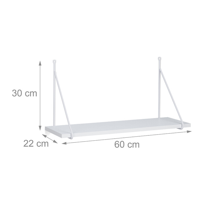 Relaxdays Modern Wall Shelf