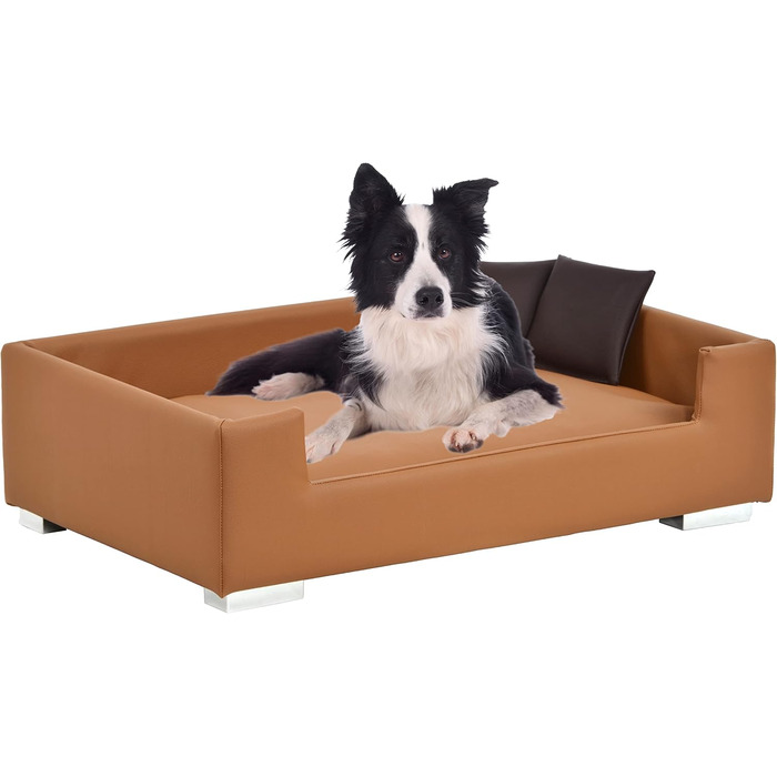 Софа для собак Candy | Лягушкове ліжко для собак для максимального комфорту | М'яка подушка для собак з бортиком, ідеально як переноска для собак | Корзина та ліжко для собак маленьких порід (Ньюгорт)