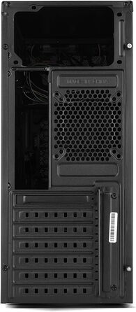 Корпус для ПК NOX COOLBAY RX - NXCBAYRX: ATX, Micro ATX, USB 3.0, металева сітка, підтримка 3 вентиляторів, 4 HDD, відеокарта до 370 мм, чорний