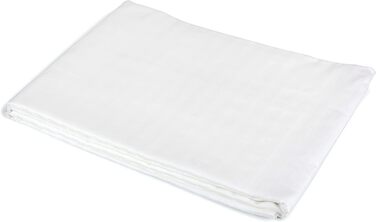 Texpot fitted sheet 240 x 300 cm, smooth white, 100% cotton, without elastic, also suitable for crafting and painting.