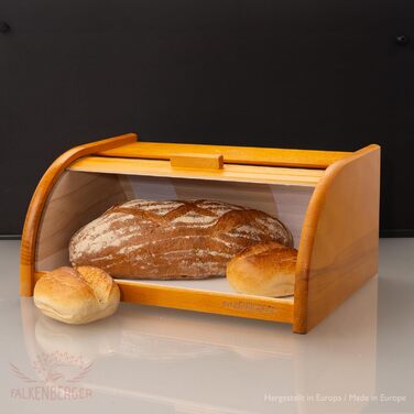 Brotbox FALKENBERGER з буку, 38x28x18 см, XL, традиційна, ручної роботи (Мед)