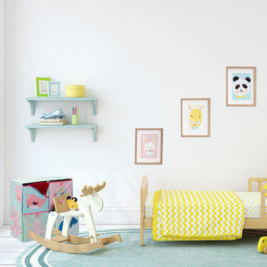Relaxdays Children's Shelf with Boxes