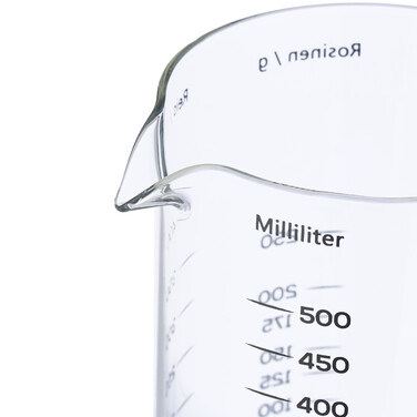 Relaxdays 2-Piece Glass Measuring Cup Set