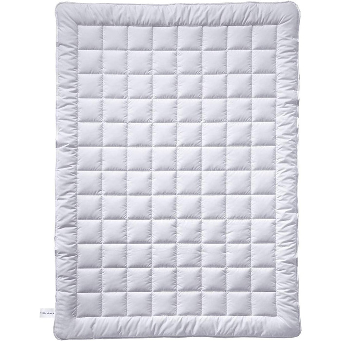 Літня ковдра billerbeck Simone Superlight – шовкова, охолоджуюча, 135x200 см, біла, 100% бавовна