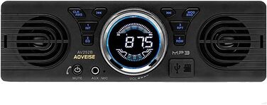 Автомобільна магнітола BOOMBOOST AV252 12В з Bluetooth, MP3, SD-карткою та вбудованими динаміками