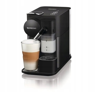 Капсульна кавомашина з капучинатором De'Longhi Lattissima One, 19 бар, чорна