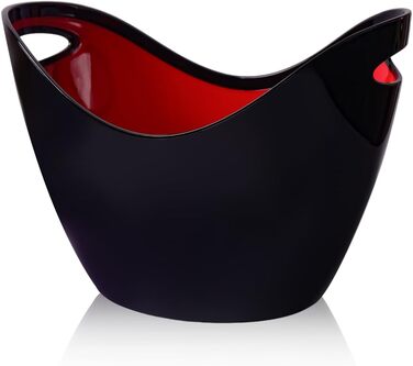 8L Емальований відро для шампанського, відро для льоду, охолоджувач для вина та шампанського, велике відро для льоду, контейнер для фруктів та овочів, кухонний контейнер (ZB-031A)