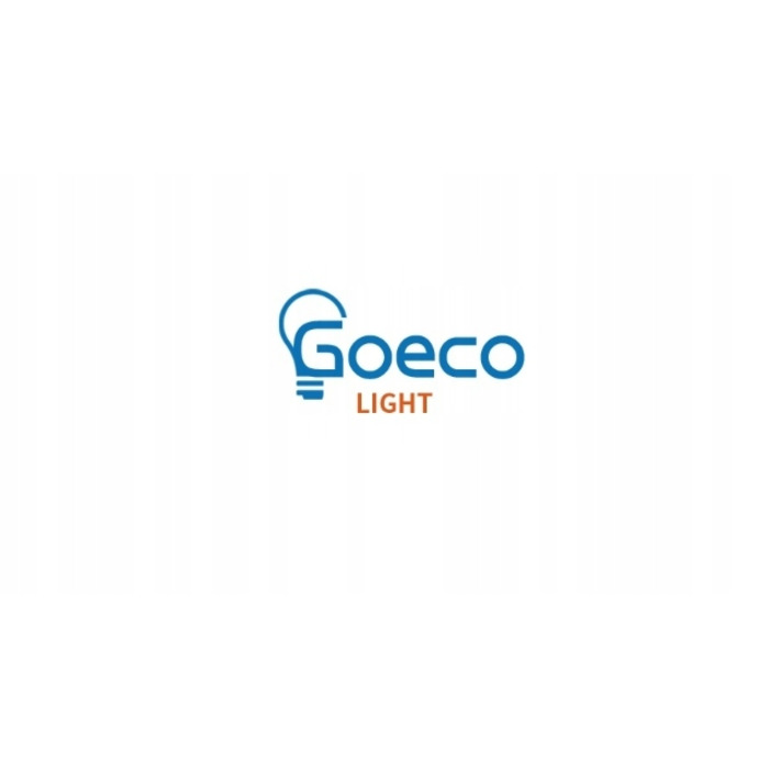 Настінний світильник GOECO чорний, інтегроване LED-джерело 24 Вт