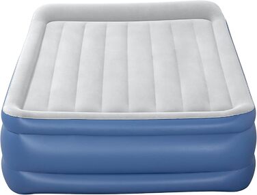 Надувний матрац Bestway Tritech Queen розмір 203x152x56 см з вбудованим насосом