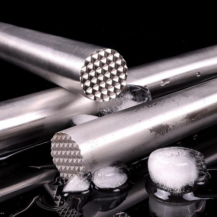 Ice Crusher, manual all-metal bar tool, ice crusher rod, ice pick, sturdy bar wine tool, ice breaker tool, ice pick for breaking ice for kitchen (B Type)