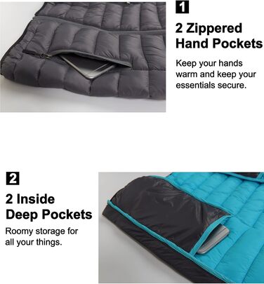 Жіночий теплий пуховий жилет itte Donkey Andy для туризму, подорожей та повсякденного носіння (сірий, L)