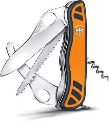 Victorinox Swiss Army Knife, Hunter XTM, Multitool, Swiss Army Knife 6 Functions, One-Hand Lock, Corkscrew, Wood Saw