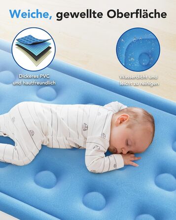 Надувний матрац односпальний з електричним насосом (Чорний)