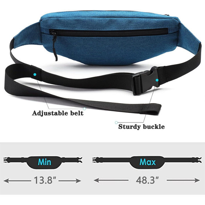 Поясна сумка TINYAT для туризму та спорту сірого кольору, T201 (зелений/2003)