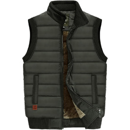 Чоловіча флісова жилетка з багатьма кишенями для риболовлі та активного відпочинку, тепла та зручна жилетка з термо коміром