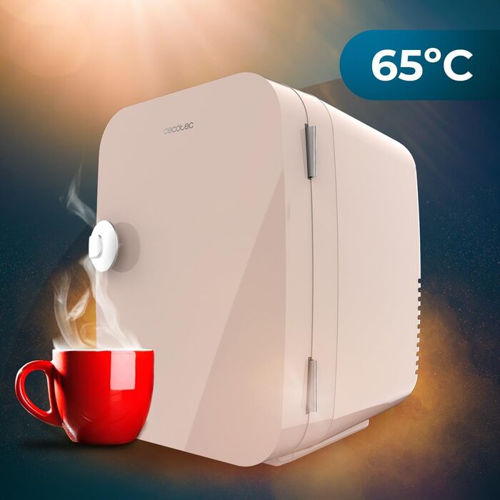 Автомобільний холодильник/термобокс Cecotec Bolero MiniCooling 4L Río Cream 12V/220V, 5-65°C