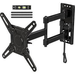 Кріплення для телевізора ELIVED RV TV - для кемпінгу, автодому, вантажівки. Підходить для телевізорів 13-43 дюймів, VESA до 200x200 мм, до 15 кг. Регульоване кріплення.