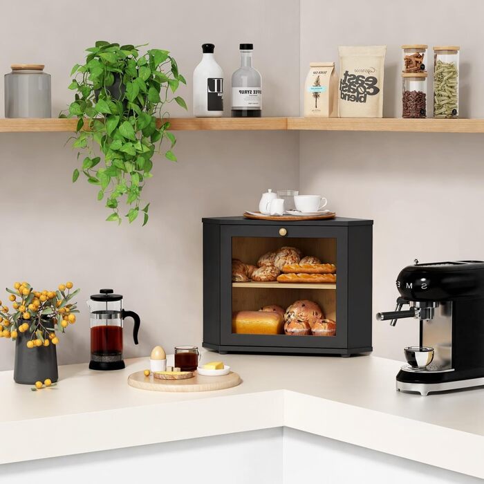 Бротокнига Schwarzer - двоярусна для зберігання домашнього хліба, кухонна